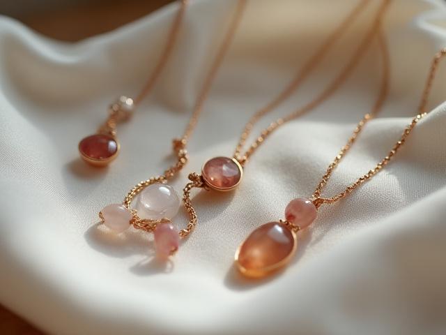 Joyas de cristales hechas a mano por estudiantes